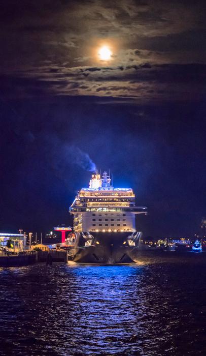 Cruise Ship Port Night