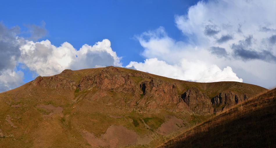 high rock in the wilderness