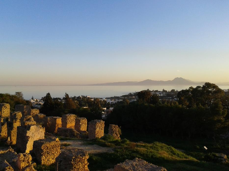 tunisia ruins view