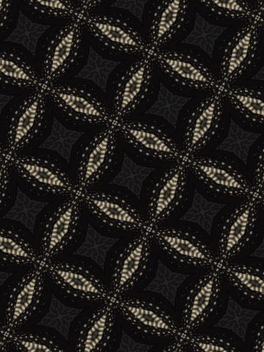 dark moroccan print