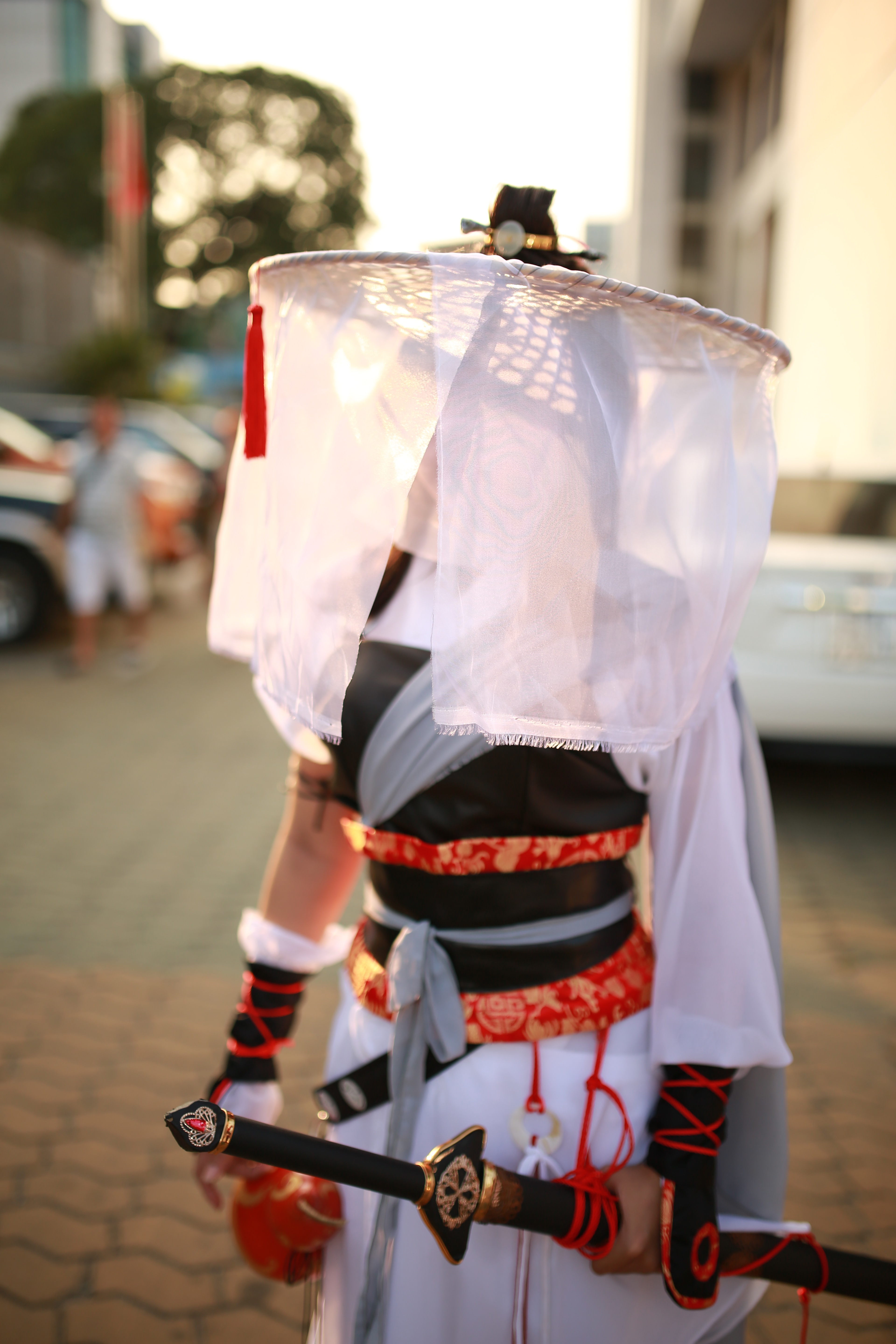 File size: 2.35Mb, girl posing in <b>Samurai</b> clothing picture with tags: ninja...