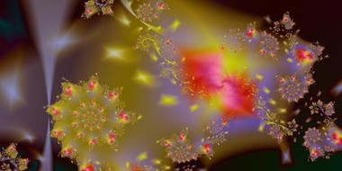 abstract fractal decoration