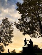garden and people
