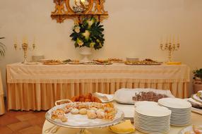 table with sweets