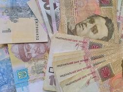 Money Hryvnia Ukrainian cash