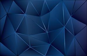 blue geometric background, 3d render