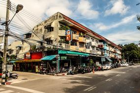 house with balconies in Chiang Mai, Thailand