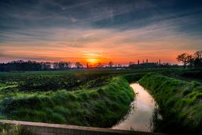 Landscape Sunset Sun
