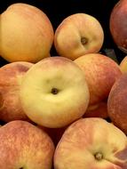 ripe sweet peaches