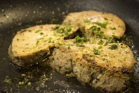 roasted meat with spices