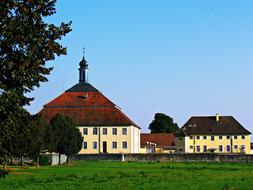 distant view of the prison castle