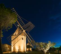 Mill Saint-Vincent Gard night