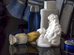 shave foam figurine