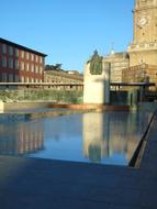 Goya Statue and Water, spain