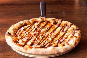 cheese pizza in sauce