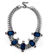 Necklace Silver Blue