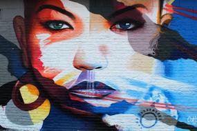 Graffiti Woman Painting