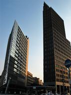 Modern Architecture blue sky, berlin