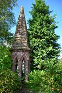 Stone Monument green forest