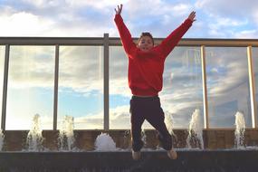 Child Jumping fun