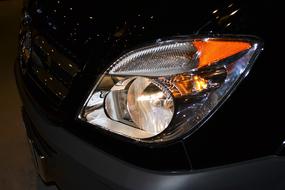 Toyota Headlamp Black Car