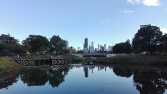 City Reflection Lake city