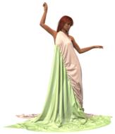 woman beauty towels clothing girl