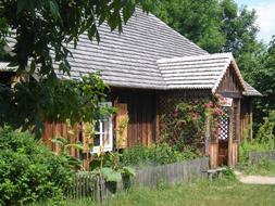 Old House Wooden and garden