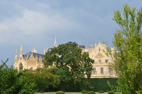 view of the beautiful castle