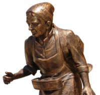 Statue Bronze old Man