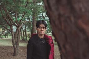 Portrait Peopleman forest