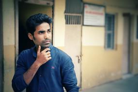 portraiit of Pose Men Style