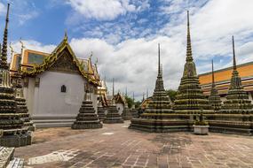 Ruins Bangkok Blue Sky