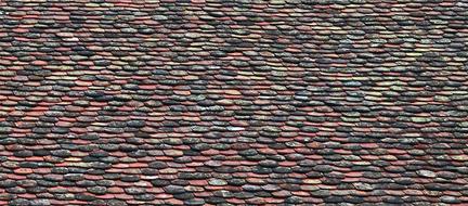 roof tiles close-up