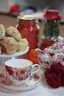 tea and sweets