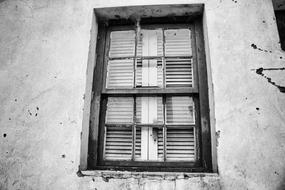 Window Glass Wall Geometric black and white