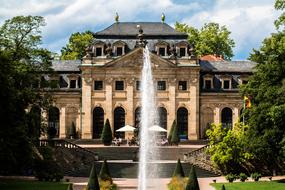 Baroque Building and water, fulda, germany