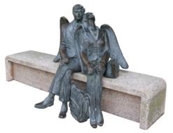 Angel Male Wing people statue