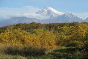 The Volcano Avachinsky Kamchatka