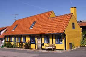 Yellow building on Village Street