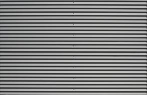 Texture of the aluminium facade with lines