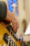 old hand guitar