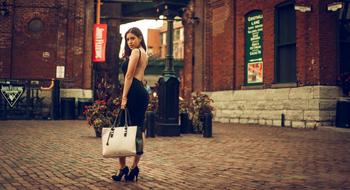beauty Girl city street