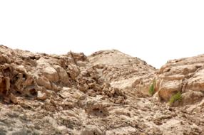 rocky terrain with mud