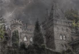 Foggy Mystical Castle