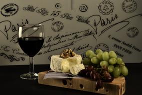 wine and snacks
