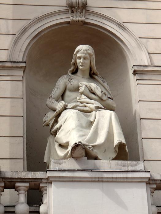 Statue Of The Lviv Opera House