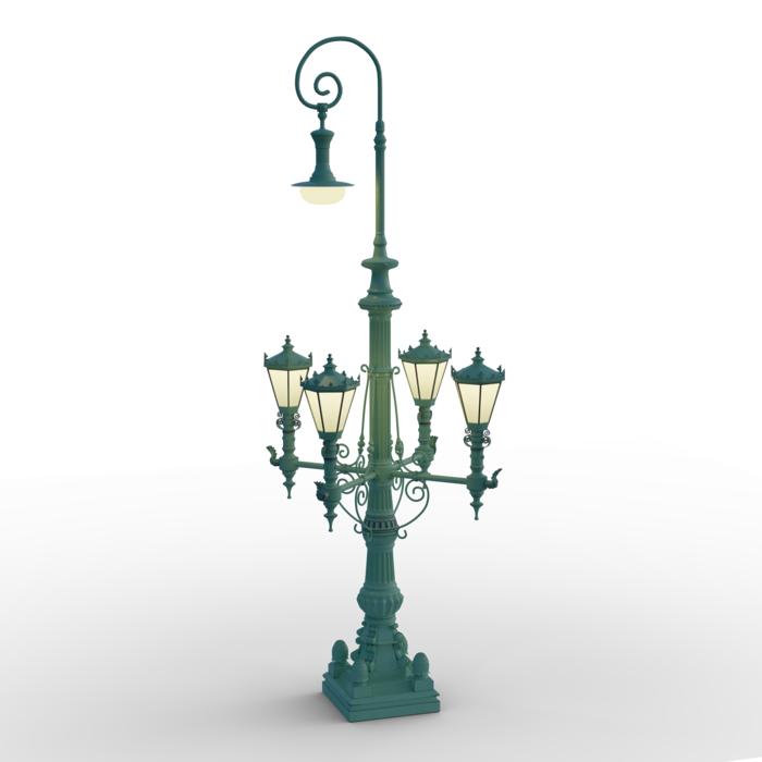 old street lamp mood