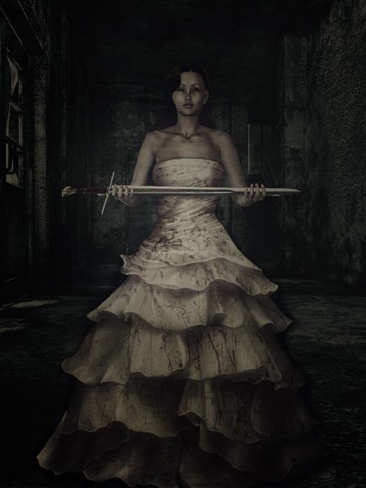 Woman Dress Dark-Type