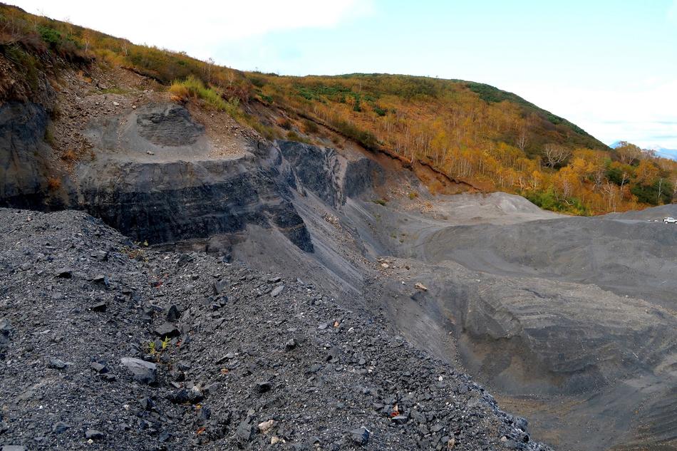 Autumn Quarry Mountains landscape
